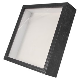 Abaodam Marco De Fotos Estereoscópico 3D Caja De Sombra Flotante De 7.59X7.59X1.77In Marco De Pared Y Mesa para Decoración del Hogar Y Regalo