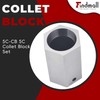 findmall 5C-CB 5C Collet Block Set Hex, Square Collets and