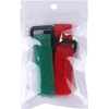 2Pcs Black Anti Crowing Collar Adjustable Rooster Cockerels Anti-Hook No