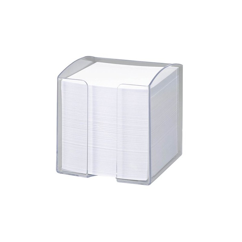 Durable Trend Note Box with 800 White Paper Notes -