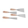 4 Pcs Putty Knife Scrapers Stainless Steel Spackle Knife Metal