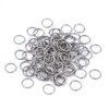 PandaHall 1000Pcs Stainless Steel Open Jump Rings 10mm Tiny Round