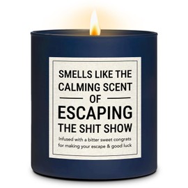 NewEleven Retirement Gifts, Farewell Gift, Goodbye Present for Coworkers, New Beginnings Gifts for Women Men, Christmas Gift for Coworkers Friends Work Bestie Boss Leader - 8 Oz Candle