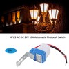 4PCS AC DC 24V 10A Automatic Photocell Switch Auto On