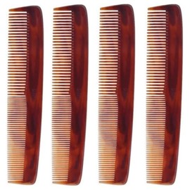 Maple Premium Dressing Detangling Printed Hair Comb Tortoise Shell Pattern Combo Set Comb for Men,Women (Multicolour) , Pack of 4