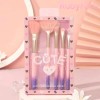 Set De Brochas Maquillaje Rubyface 5 Pzas Cute Color Rosa