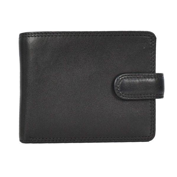 Genuine Leather Bifold Wallet for Men, RFID Protected, Gift Box