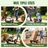 Plant Caddy with Wheels, 180LBS Stable Steel Base, Ergonomic &