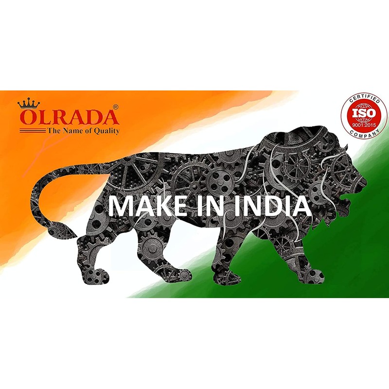 Olrada Acrylic Belan/Rolling Pin (Clear, 12-inch)