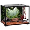 AWERT 72x24 inches Polyester Tropical Rainforest Terrarium Background Stream Green