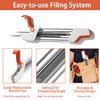 2-in-1 Chainsaw Sharpener，File Diameter 3/16" (4.8mm) Chain Saw Blade Sharpener,Easy