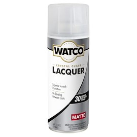 Watco 330122 Lacquer Clear Wood Finish Spray, 11.25 oz, Clear Matte