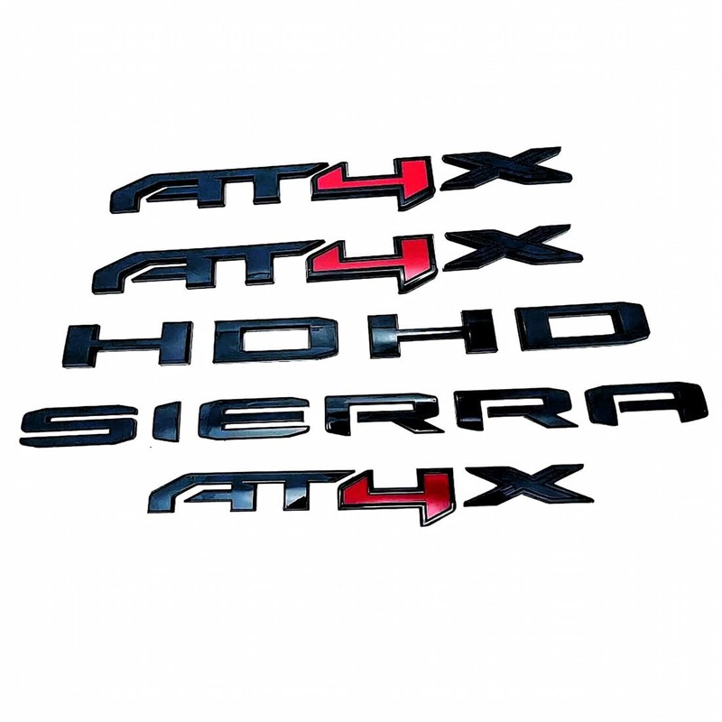 Side Door Rear Tailgate Letters Emblem Badge Replacement for 2023-2024