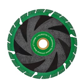 Diamond Blade for All Purpose - KURSTOL 125mm X 22.23/15.875mm Metal Cutting Disc for Granite,Marble,Stone,Stainless Steel,Concrete,Masonry,Glass,Plastic,Iron,Rebar