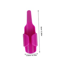 jojofuny 4pcs Fingerthing Fabric Pusher Lightweight Sewing Tools for Accurate Stitching and Easy Fabric Control DIY Projects Colors Included