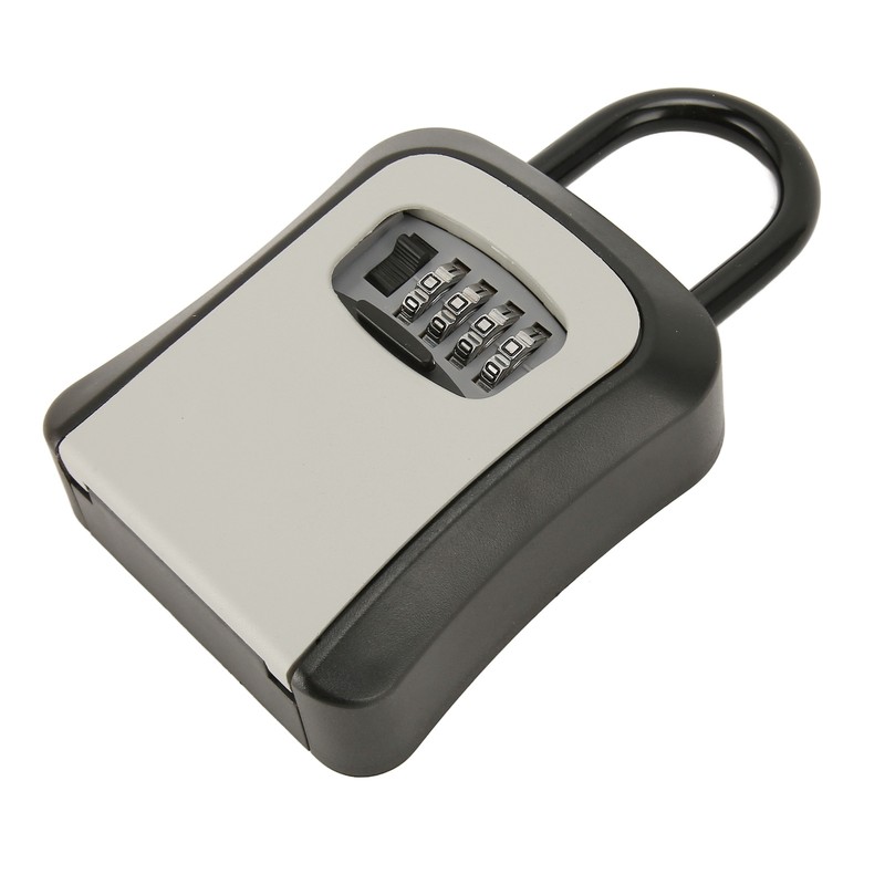 Wall Mounted Key Lock Box Resettable Code Safe Portable Combination