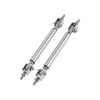 Partuto 2pcs 7.5cm/2.95in Car Splitter Support Rods Adjustable Front Rear