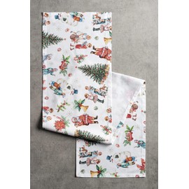 Maison d' Hermine Chromo 100% Cotton Table Runner for Parties | Dinner | Holidays | Kitchen | Thanksgiving / Christmas (50 cm x 150 cm)
