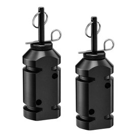 Haoguo 2 Pcs Camp Security Perimeter Trip Wire Alarm, Camping Safety Alarm, Anti-Intruder Early Warning System, Made of 6061 Aluminum