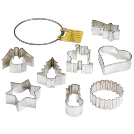 Kaiser Christmas Xmas Cookie Cutter Ring of 8, Size Large 7612829