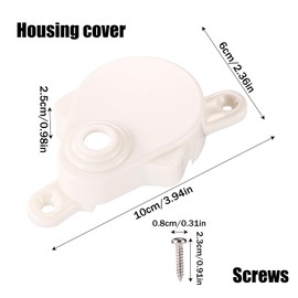 Lyreh Vent Lift Motor Housing Cover Kit for Fantastic Fan 6010-05, Durable Vent Cover Replacement Parts for Trailers Motorhomes Campers