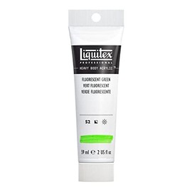 Liquitex Professional Heavy Body Acrylic Paint, 2-oz Tube, Fluorescent Green