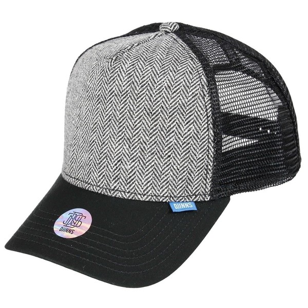 Djinns Cap Snapback Trucker Cap, Unisex, One Size Black Grey