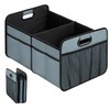 Simple Deluxe Car Trunk Organizer for SUV, Collapsible 2 Compartment