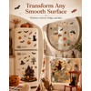 daunke 8 Sheets Halloween Window Clings 30x20cm, with Squeegee &