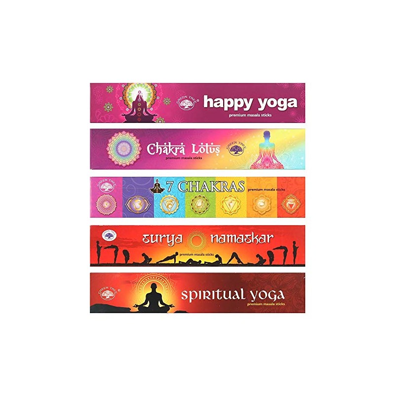 TreeGreen Yoga Incense Collection - 6 fragrances
