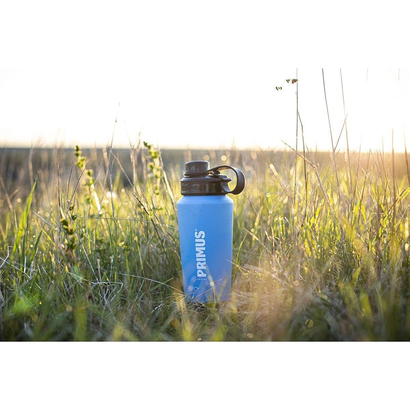 Relags Primus Trailbottle Steel Water Bottle, Blue, 1 Litre