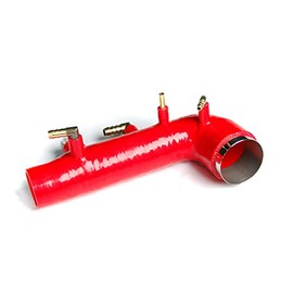 Rev9(SH-002-RED_2) Silicone Turbo Inlet Hose(Red), Smoother Air Flow, Performance Improvement, compatible with Subaru WRX STI 2015+UP