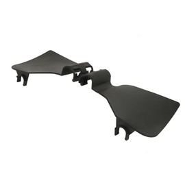 TCT-MOTORPARTS Black Updraft Wind Deflector Kit Fit for Harley Road Glide FLTR FLTRX 1998-2013
