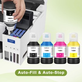 Dikarsum T49M Sublimation Ink T49M1 T49M2 T49M3 T49M4 Autofill Compatible for SureColor F170 F570