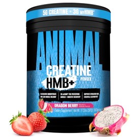 Animal Creatine HMB Powder – 3g myHMB + 5g Creatine with Electrolytes for Recovery & Daily Energy – Dragon Berry Flavor, 30 Servings