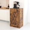 Zvyteay 13 Gallons Tilt Out Trash Can Cabinet, Wooden Trash