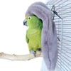 QBLEEV Cozy Corner Fleece Bird Blanket，Parrot Cage Snuggle Hut Cuddle