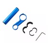 Bicycle Extensor Manubrio Bicicleta Aluminio Soporte Porta Lamp Clip