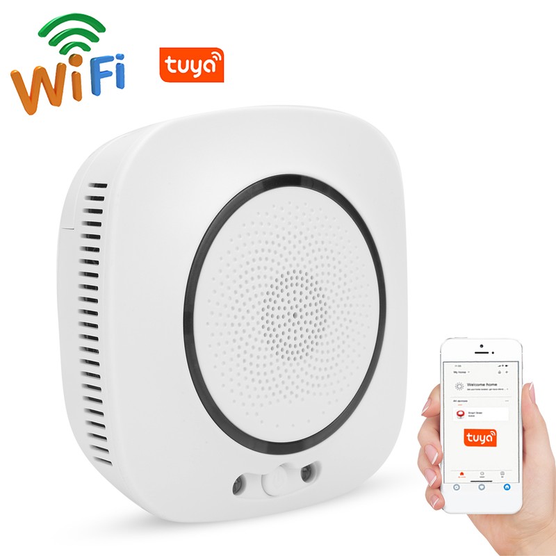 Gas Leak Alarm 85Db Wifi Leakage Tester Sniffer for TUYA