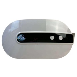 Lux & Sky Rechargeable Vibrating Lumbar and Abdominal Heating Pad with 3 Heat Settings | Portable Lightweight Heating Pad for Period Cramps | Lower Back Massager with Heat (White)