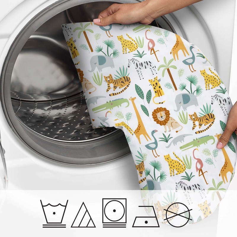 Boppy Nursing Pillow Cover, Colorful Wildlife, Cotton Blend, Fits the