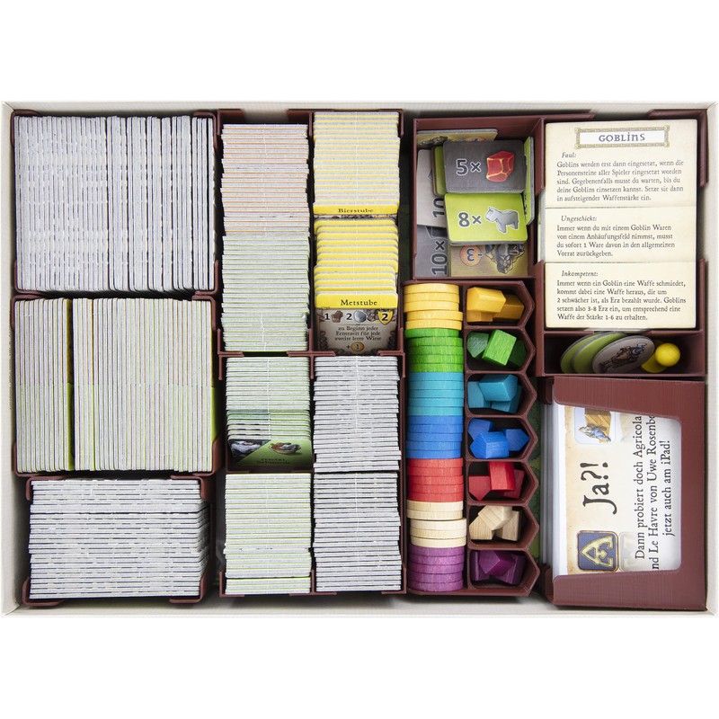 Feldherr Organiser Compatible with Caverna: Die Höhlenbauern - Basic Game