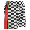 Summer Breathable Beach Shorts Men Black White Plaid Fashionable Casual
