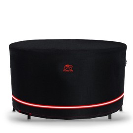 Turtle Life Patio Furniture Sets Cover, Heavry Duty Round Outdoor Dinning Table and Chairs Cover, Anti-Fading Cover for Outdoor Furniture Set, Black, Dia 80" x 35" H