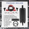 Universal External Inline High Pressure Fuel Pump 12V with Mounting