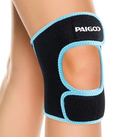 PAIGOO Knee Brace, Dual Patella Support with Compression Adjustable for Running, Cycling, Hiking, Football, Women or Men