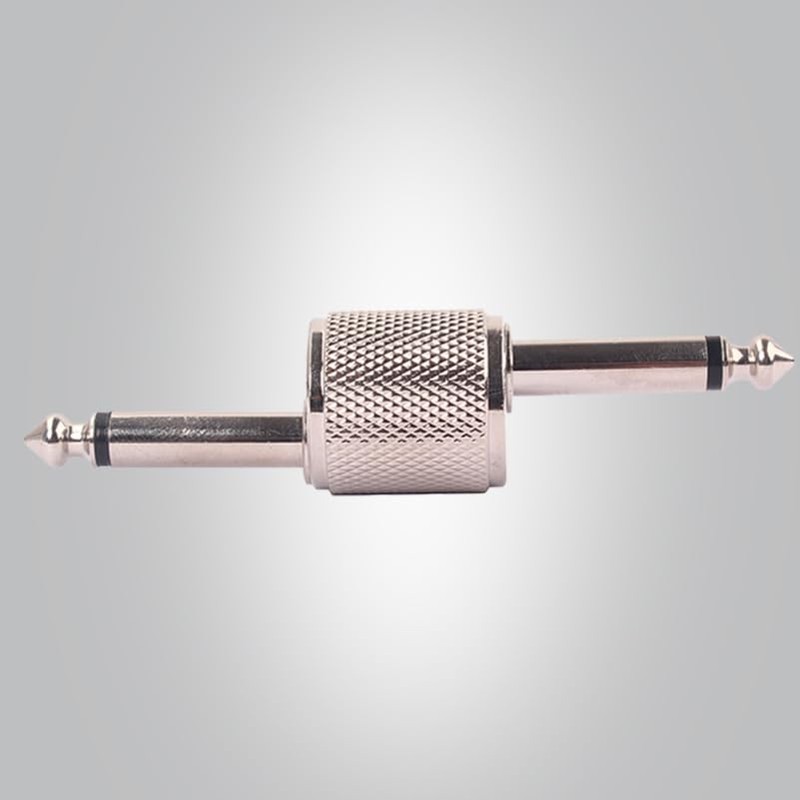 NUOLUX Silver Guitar Effect Pedal Coupling Plug, Made of Durable
