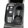 ruihe Carbon Fiber Pattern Car Gear Shift Knob Console Panel