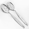 BNAZIND 8 Inch Kunz Perforated Small Spoons Set of 2