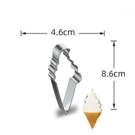 Silver Fruit Watermelon Cutting Molds,Creative Kitchen Gadgets, Stainless Steel Popsicle Cookie Cutter, Ice Cream Shape Watermelon Slicer,Watermelon Popsicle Mold, Melon Cutter Mould Melon Ballers